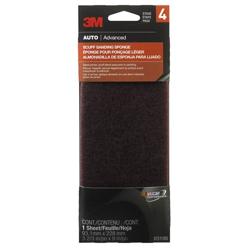 ‎3M Scuff Sanding Sponge 03195 3-2/3″ × 9″ - All Tool & Supply