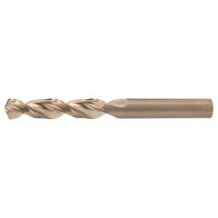 #20 RHS / RHC HSS-CO 8% (M42) 135 Degree Split Point Q-Cobalt Wide Land Parabolic Drill - Straw / Gold Oxide - All Tool & Supply