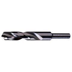 ‎1-7/16 RHS / RHC HSS 118 Degree Radial Point 1/2″ Reduced Shank Silver & Deming Drill - Steam Oxide - Exact Industrial Supply