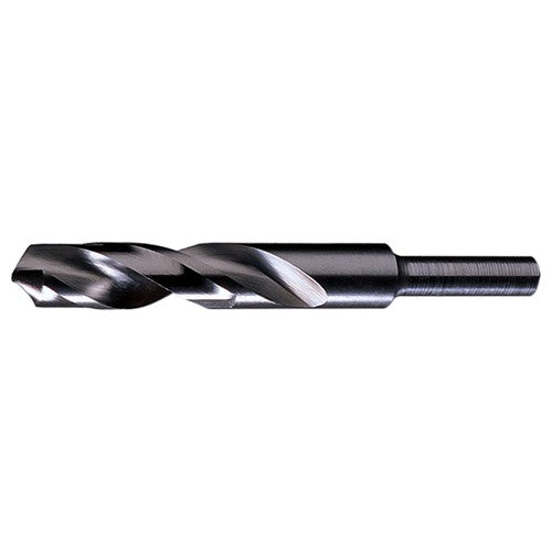 ‎1-25/64 RHS / RHC HSS 118 Degree Radial Point 1/2″ Reduced Shank Silver & Deming Drill - Steam Oxide - Exact Industrial Supply