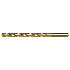 8.00mm RHS / RHC HSS-CO 8% (M42) 135 Degree Split Point Heavy Duty Cobalt Drill - TiN