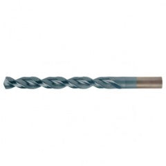 #21 RHS / RHC HSS-CO 8% (M42) 135 Degree Split Point Q-Cobalt Wide Land Parabolic Jobber Drill - TiCN - All Tool & Supply