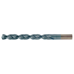 #21 RHS / RHC HSS-CO 8% (M42) 135 Degree Split Point Q-Cobalt Wide Land Parabolic Jobber Drill - TiCN