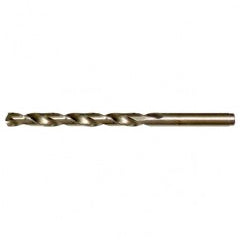 #17 RHS / RHC HSS-CO 8% (M42) 135 Degree Split Point Cobalt Heavy Duty Jobber Length Drill - Straw / Gold Oxide - All Tool & Supply