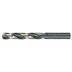 #19 RHS / RHC HSS 135 Degree Split Point Heavy Duty Jobber Length Drill - Black & Gold - All Tool & Supply