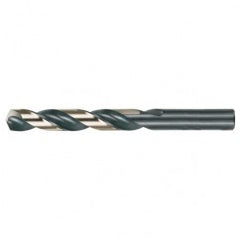 #19 RHS / RHC HSS 135 Degree Split Point Heavy Duty Jobber Length Drill - Black & Gold - All Tool & Supply