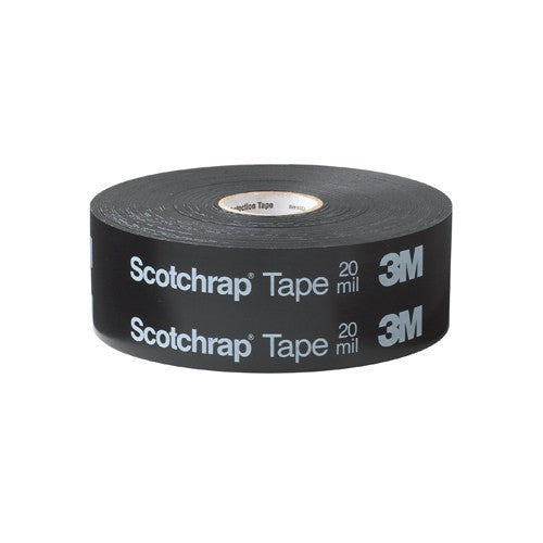 3M Scotchrap Vinyl Corrosion Protection Tape 50 1″ × 100 ft Unprinted Black - All Tool & Supply