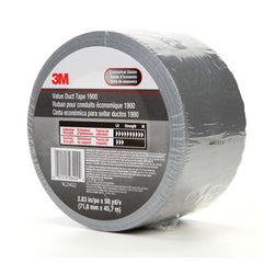 3M Value Duct Tape 1900 Silver 2.83″ × 50 yd 5.8 mil - All Tool & Supply