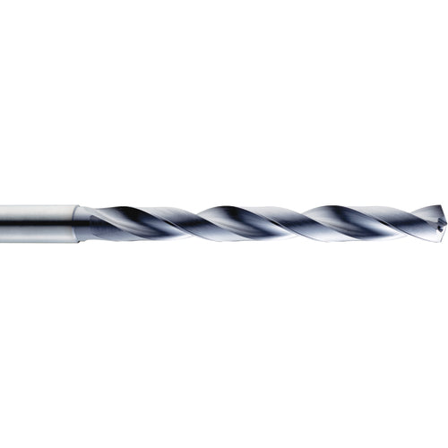 10.9 mm Dia. × 12 mm Shank × 71 mm Flute Length × 118 mm OAL, 5xD, 140°, TA, 2 Flute, Coolant Thru, Round Solid Carbide Drill - Exact Industrial Supply