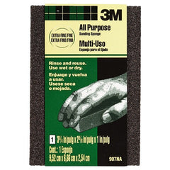 3M Small Area Sanding Sponge 907NA 3.75″ × 2.625″ × 1″ Extra Fine/Fine - All Tool & Supply