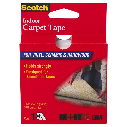 Scotch Indoor Carpet Tape CT2010 1.5″ × 42 ft (38.1 mm × 12.8 m) Carpet Tape - All Tool & Supply