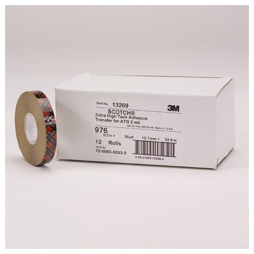 Scotch ATG Adhesive Transfer Tape 976 Clear 1/4″ × 60 yd 2 mil - All Tool & Supply