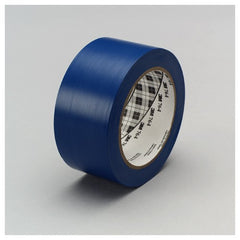 3M General Purpose Vinyl Tape 764 Blue 3″ × 36 yd 5 mil Individually Wrapped Conveniently Packaged - All Tool & Supply