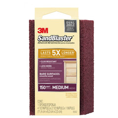 ‎3M SandBlaster EDGE DETAILING Sanding Sponge 9562 150 grit 4-1/2″ × 2-1/2 × 1″ - All Tool & Supply