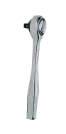 5-1/4" OAL - 1/4'' Drive - Round Head - Heavy Duty Reversible Ratchet - Plain Handle - All Tool & Supply