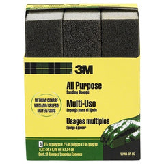 ‎3M General Purpose Sanding Sponge 909NA-3P-CC 3 3/4″ × 2 5/8″ × 1″ Dual Grit Medium/Coarse - All Tool & Supply