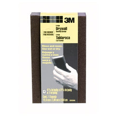 3M Drywall Sanding Sponge 9095DC-NA Dual Grit Block 2 7/8″ × 4 7/8″ × 1″ Fine/Medium - All Tool & Supply