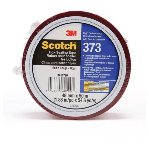 Scotch Box Sealing Tape 373 Red 48 mm × 50 m - All Tool & Supply