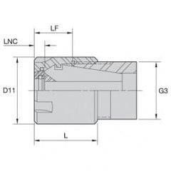 LABER16M COOLANT LOCKNUT - All Tool & Supply