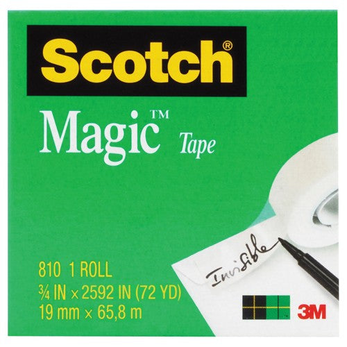 Scotch Magic Tape 810 3/4″ × 2592″ Boxed - All Tool & Supply