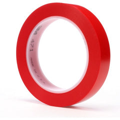 3M Vinyl Tape 471 Red 3/4″ × 36 yd 5.2 mil - All Tool & Supply