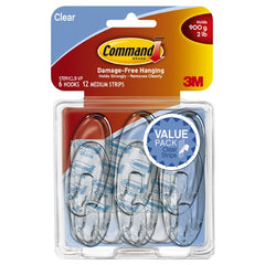 ‎Command Clear Medium Hooks 17091CLR-6ES