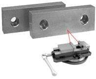 Machinable Aluminum and Steel Vice Jaws - SBM - Part #  VJ-661 - All Tool & Supply