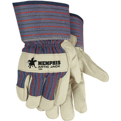 ‎Artic Jack Gloves - Premium Grain Pigskin - Thermosock Lined - 2-1/2″ Safety Cuff - Size Medium - All Tool & Supply