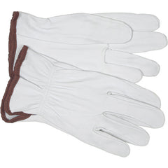 Drivers Glove - Premium Grain Goatskin Leather - Straight Thumb - Size Large - All Tool & Supply