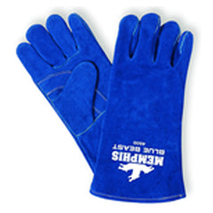 Blue Beast - Blue Side Leather Glove w/Reinforced Palm - Wing Thumb - Size XX-Large - All Tool & Supply