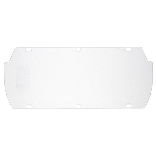 Double Matrix Faceshield - Clear Acetate 7 × 16 3/4″ / 0.040″ Thick - All Tool & Supply