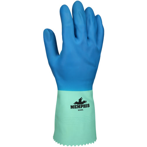 Flock Lined Nitrile/Latex Blend XL