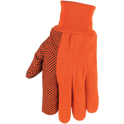 Lrg Orange Canvas Dots 8 Oz 100% Cotton