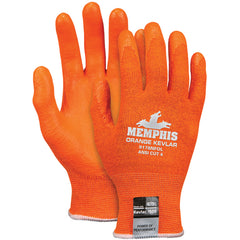 MCR Safety Cut Pro Glove - 13 Gauge Orange Kevlar/Synthetic - Nitrile Foam Coated Palm - Size Medium - All Tool & Supply