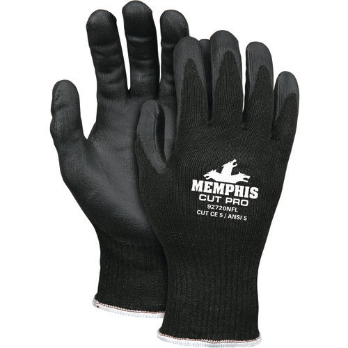 MCR Safety Cut Pro Glove - 10 Gauge HyperMax Shell - Nitrile Foam Coated Palm and Fingertips - Size X-Large - All Tool & Supply