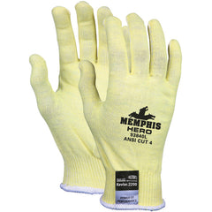 MCR Safety Cut Pro Hero Gloves - 13 Gauge Kevlar / Stainless Steel / Spandex - Uncoated Fiber - Size Medium - All Tool & Supply