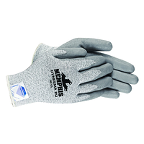 MCR Safety Cut Pro Gloves - 13 Gauge Dyneema Diamond Technology - PU Palm Coating - Size Large - All Tool & Supply