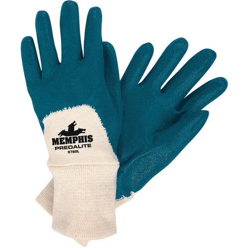 Nitrile / Predalite / Knit Wrist 9780 Gloves - Size Medium - All Tool & Supply