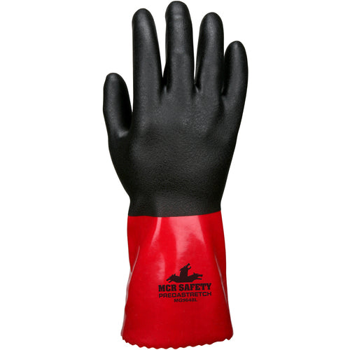 PredaStretch Red/Black PVC/Nitrile Blend M