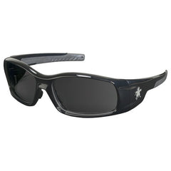 Safety Glasses - Black Frame-Gray Lens - SR1 Style - All Tool & Supply