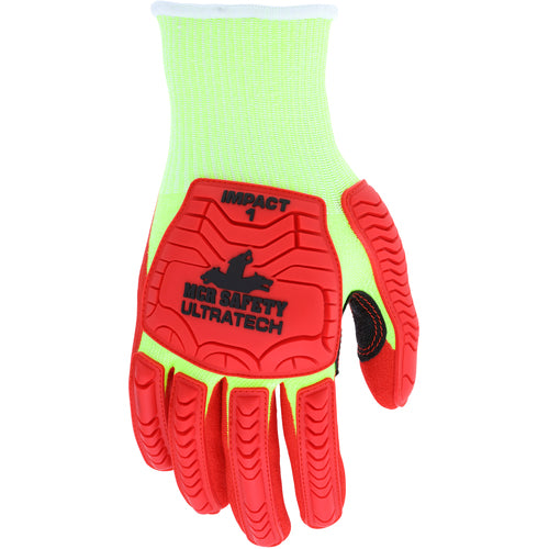 UltraTech Stitched A4 Hivis Red SFN