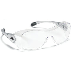 Safety Glasses - Clear Anti-Fog - Steel Color - OTG Style - All Tool & Supply