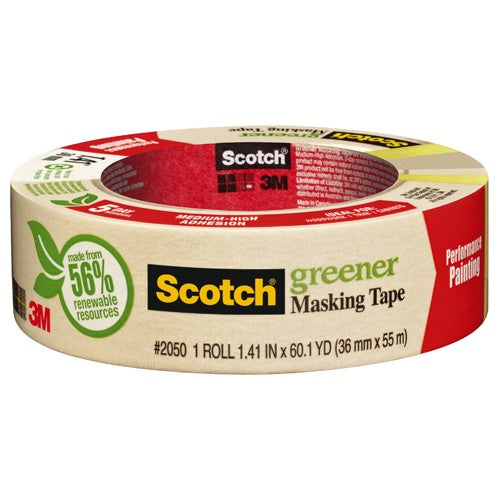 ‎Scotch General Purpose Masking Tape 2050-36AP 1.41″ × 60.1 yd (36mm × 55m) - All Tool & Supply