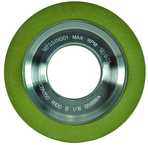 3 x 7/8 x 1-1/4'' - 1/8'' Abrasive Depth - 150 Grit - 3/8 Rim Type 11A2 Diamond Flaring Cup Wheel - All Tool & Supply