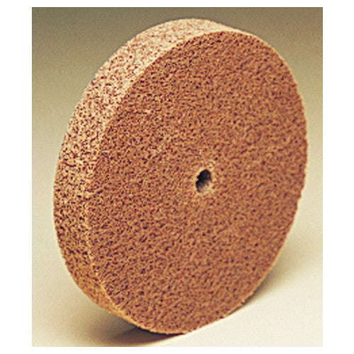 Scotch-Brite Cut and Polish Unitized Wheel CP-UW 7A Medium 3″ × 1/4″ × 3/8″ - All Tool & Supply