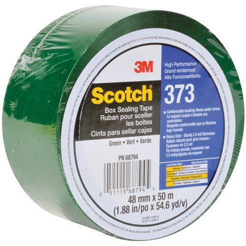 Scotch Box Sealing Tape 373 Green 48 mm × 50 m - All Tool & Supply