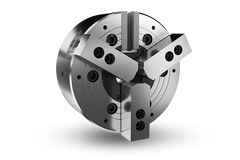 Auto Strong NHT-200 Series 2-jaw and 3-jaw through-hole power chuck (adapter included) - Part # NHT-208A5 - Exact Industrial Supply