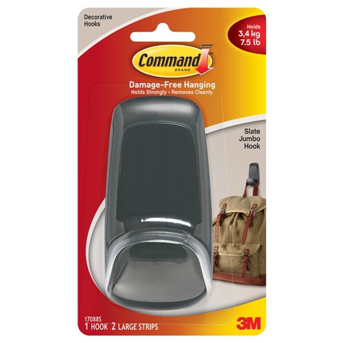 Command Slate Jumbo Hook 17088S-ES - Exact Industrial Supply