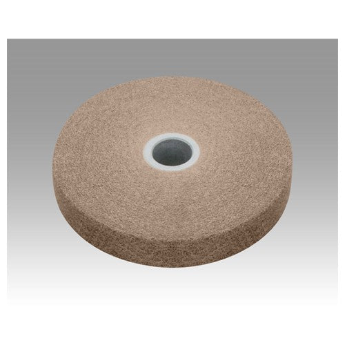 Scotch-Brite EXL Unitized Wheel XL-UW 6A Medium 4″ × 1/4″ × 3/8″ - All Tool & Supply