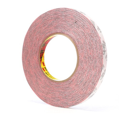 3M Double Coated Tape 469 Red 1/2″ × 60 yd 5.5 mil - All Tool & Supply